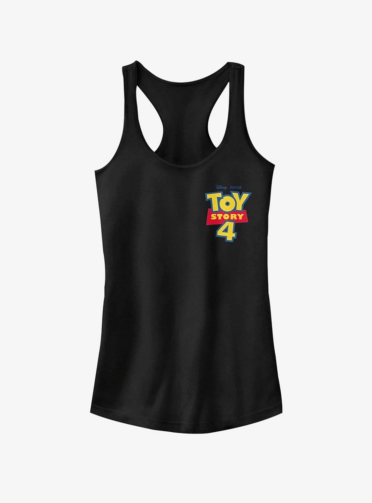 Disney Pixar Toy Story 4 Chest Color Logo Girls Tank