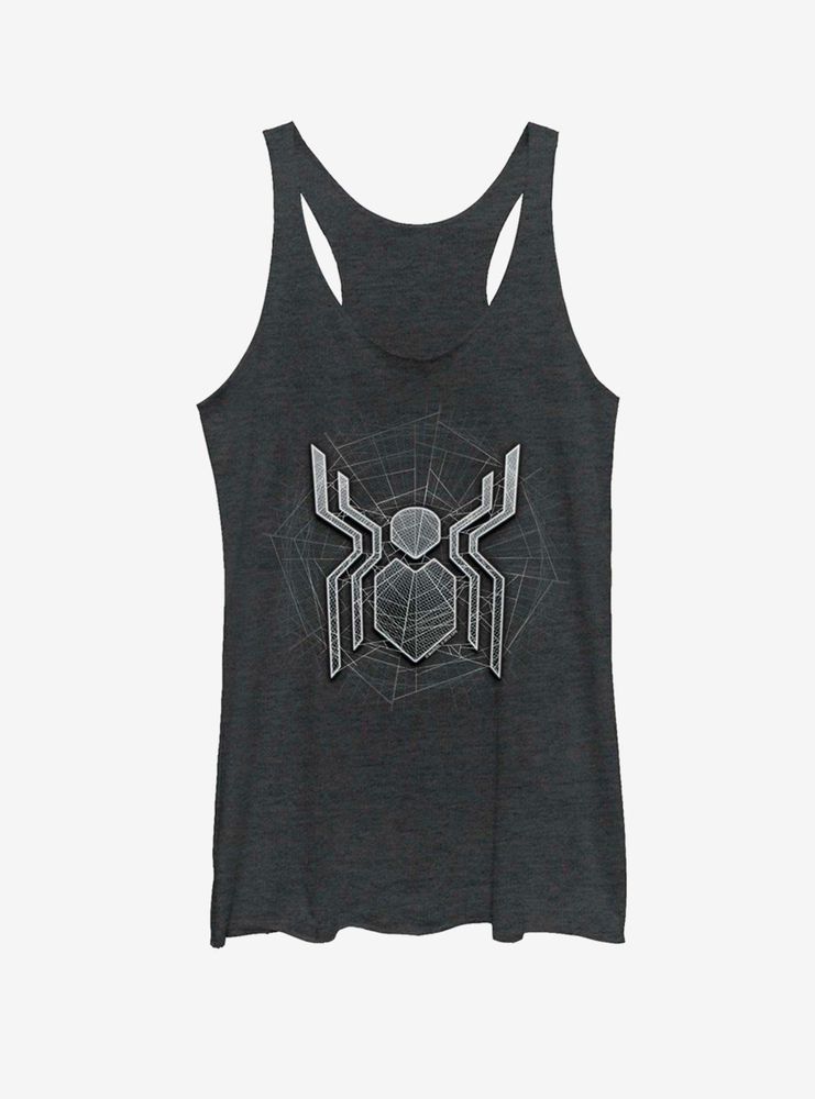 Marvel Spider-Man Far From Home Web Logo Womens Tank