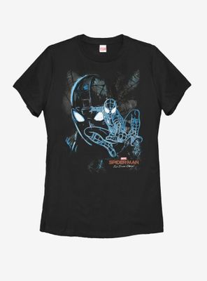 Marvel Spider-Man Far From Home Spider Dark Womens T-Shirt
