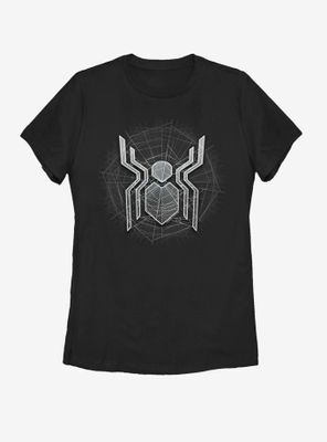 Marvel Spider-Man Far From Home Web Logo Womens T-Shirt