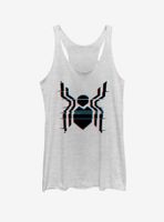 Marvel Spider-Man Far From Home Glitch Spider Logo Womens Tank