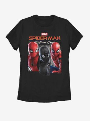 Marvel Spider-Man Far From Home Spider Panel Womens T-Shirt