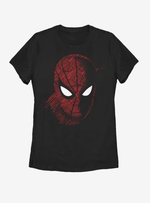 Marvel Spider-Man Far From Home Spidey Tech Portrait Womens T-Shirt