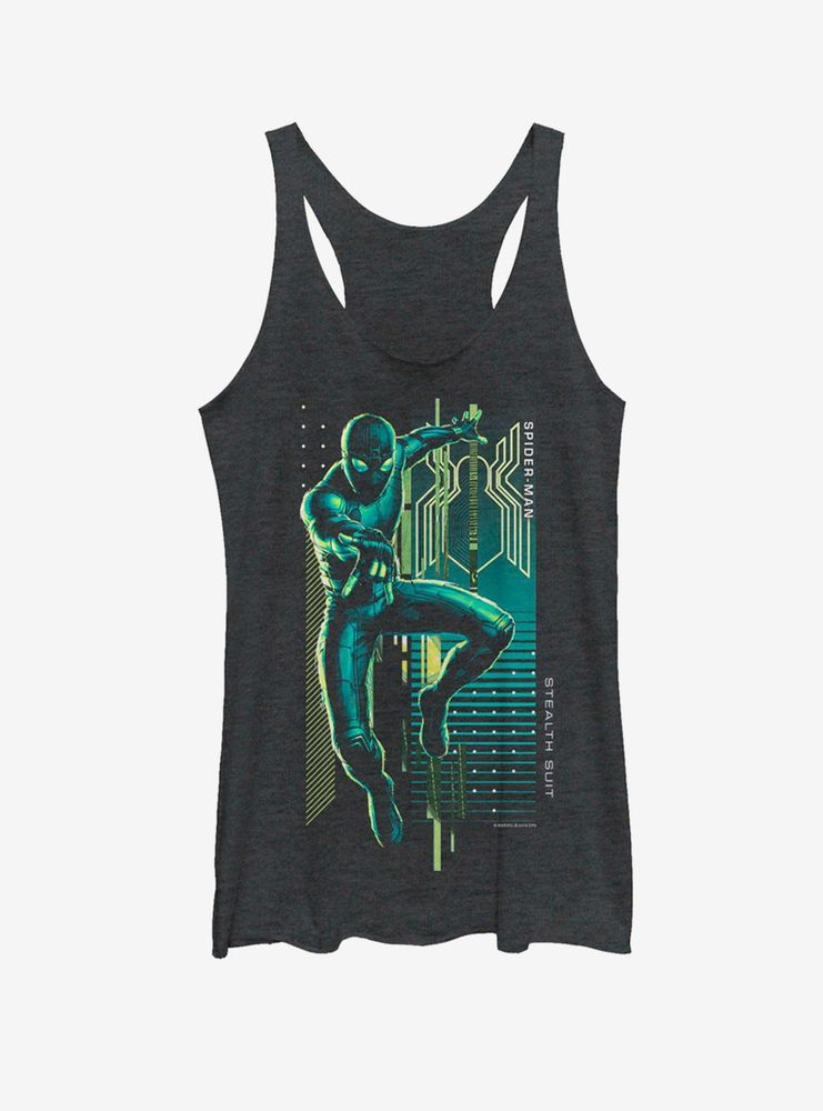 Marvel Spider-Man Far From Home Webslinger Block Womens Tank