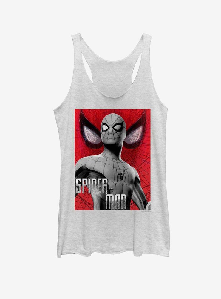 Marvel Spider-Man Far From Home Grey Spider Womens Tank