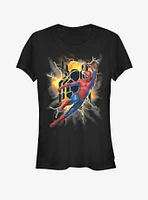 Marvel Spider-Man Far From Home Exploding Spider Girls T-Shirt