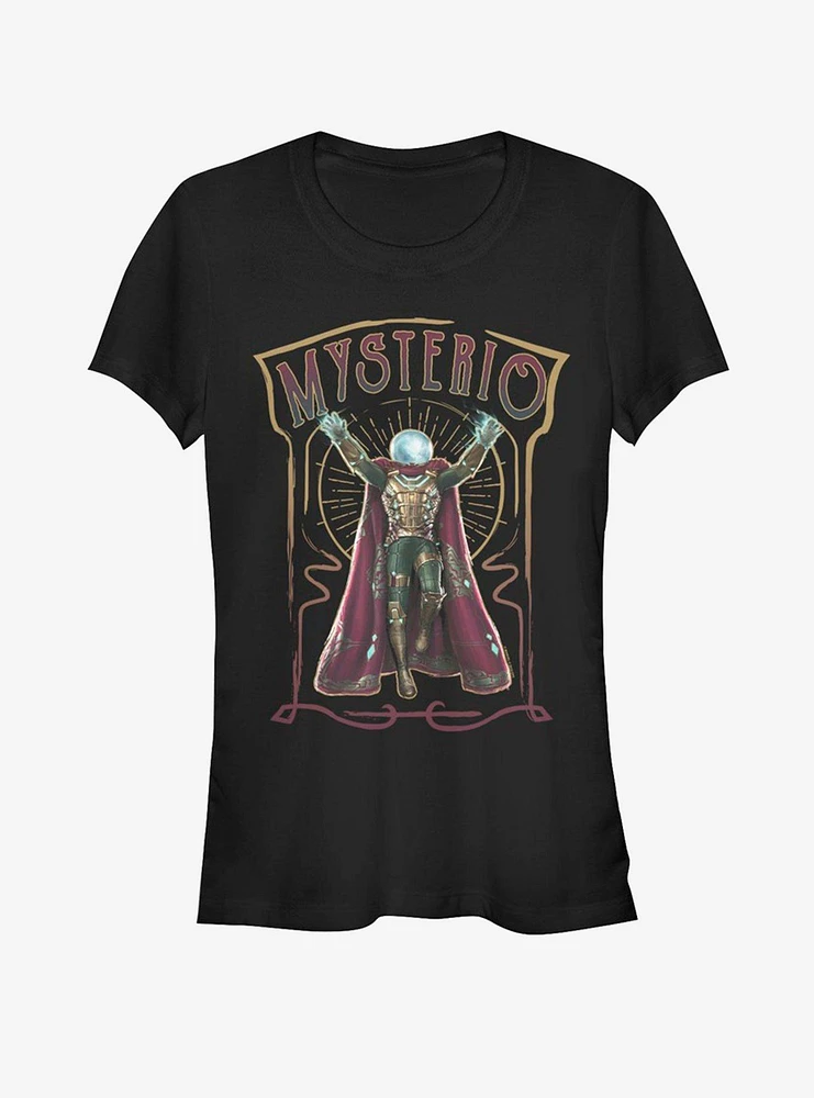 Marvel Spider-Man Far From Home Mysterio Vintage Girls T-Shirt