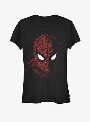 Marvel Spider-Man Far From Home Spidey Tech Portrait Girls T-Shirt