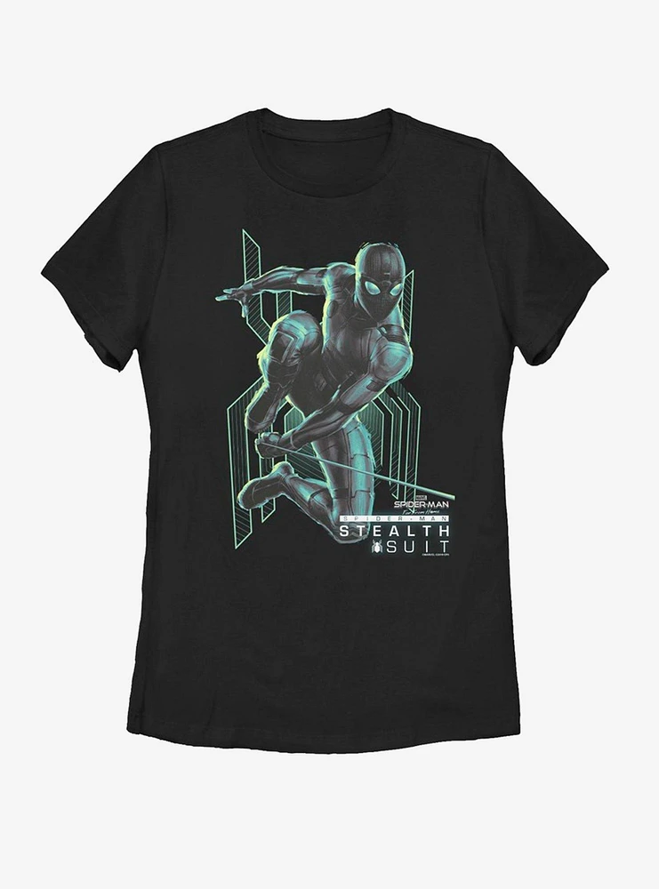 Marvel Spider-Man Far From Home Spider Darkness Womens T-Shirt