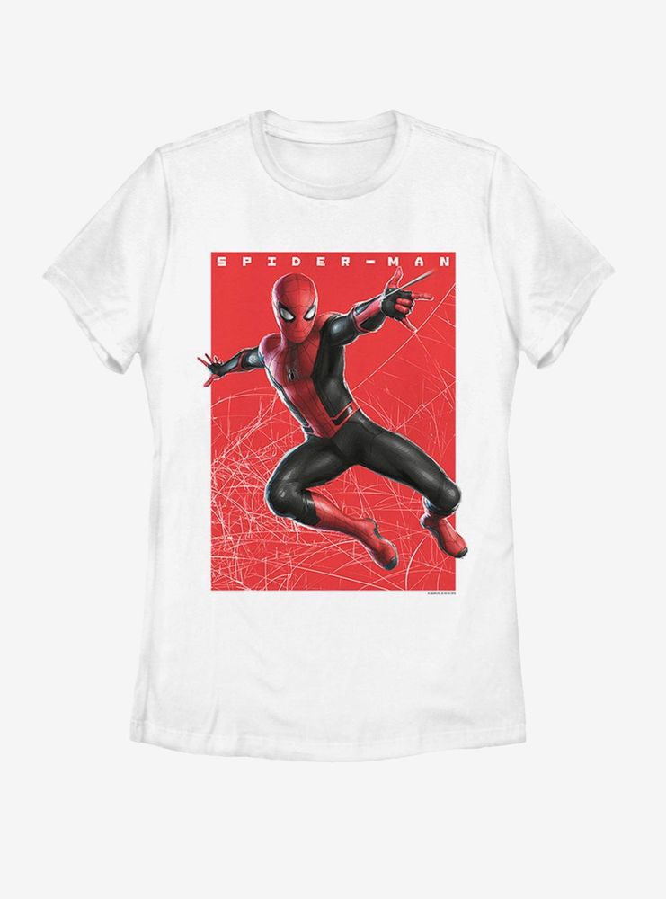 Marvel Spider-Man Far From Home Spiderman Swings Womens T-Shirt