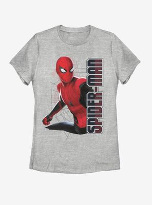 Marvel Spider-Man Far From Home Spider Webs Womens T-Shirt