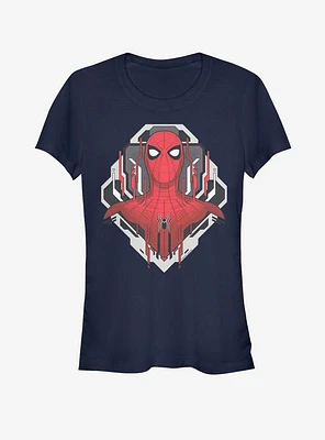 Marvel Spider-Man Far From Home Spider Tech Badge Girls T-Shirt