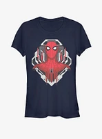 Marvel Spider-Man Far From Home Spider Tech Badge Girls T-Shirt