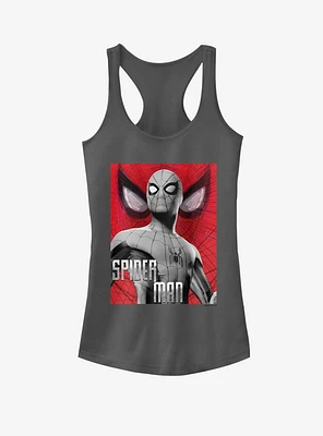 Marvel Spider-Man Far From Home Grey Spider Girls Tank