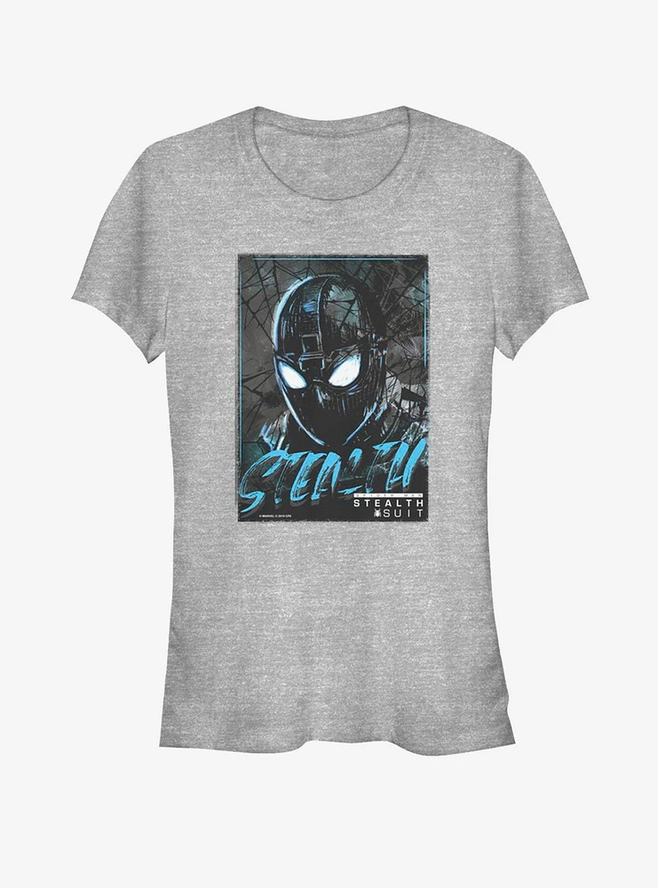 Marvel Spider-Man Far From Home Stealth Paint Girls T-Shirt