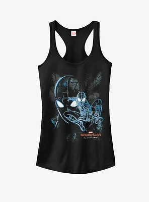 Marvel Spider-Man Far From Home Spider Dark Girls Tank