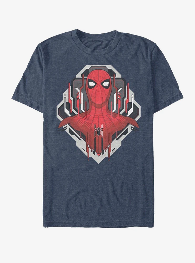 Marvel Spider-Man Far From Home Spider Tech Badge T-Shirt