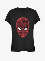 Marvel Spider-Man Far From Home Face words Girls T-Shirt