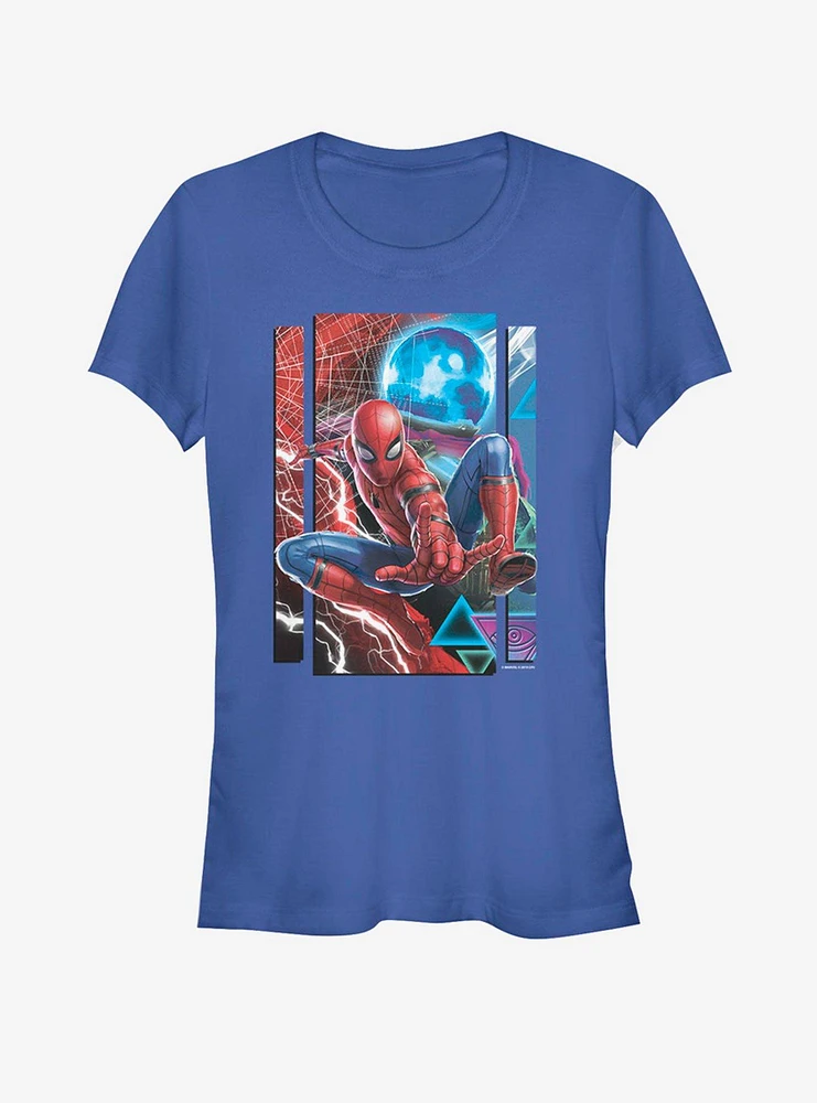 Marvel Spider-Man Far From Home Spider Mysterio Slash Girls T-Shirt