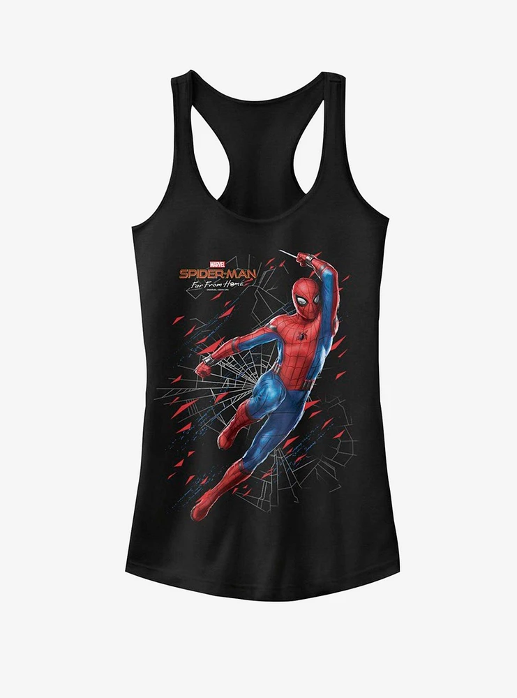 Marvel Spider-Man Far From Home Traveling Spidy Girls Tank