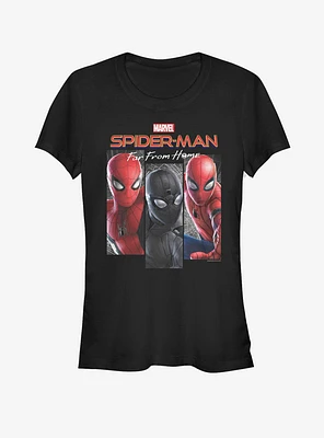 Marvel Spider-Man Far From Home Spider Panel Girls T-Shirt