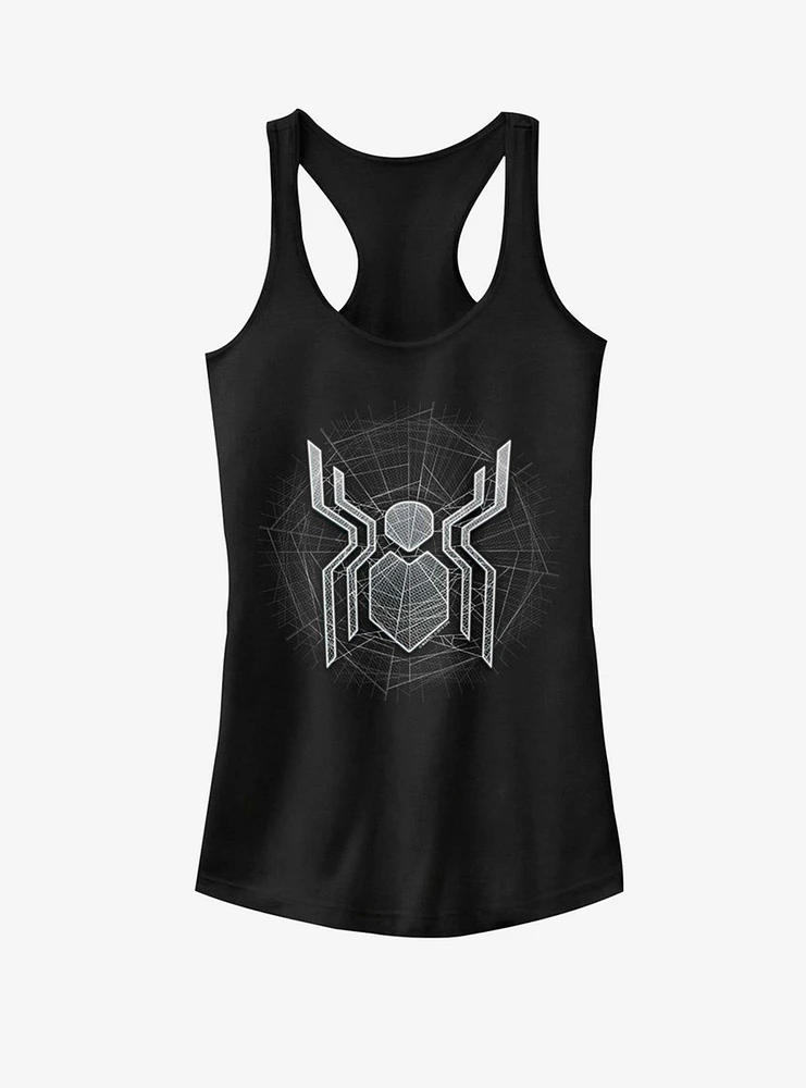 Marvel Spider-Man Far From Home Web Logo Girls Tank