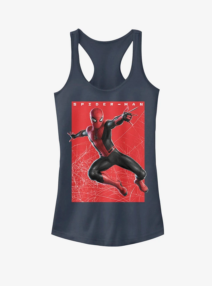 Marvel Spider-Man Far From Home Spiderman Swings Girls Tank