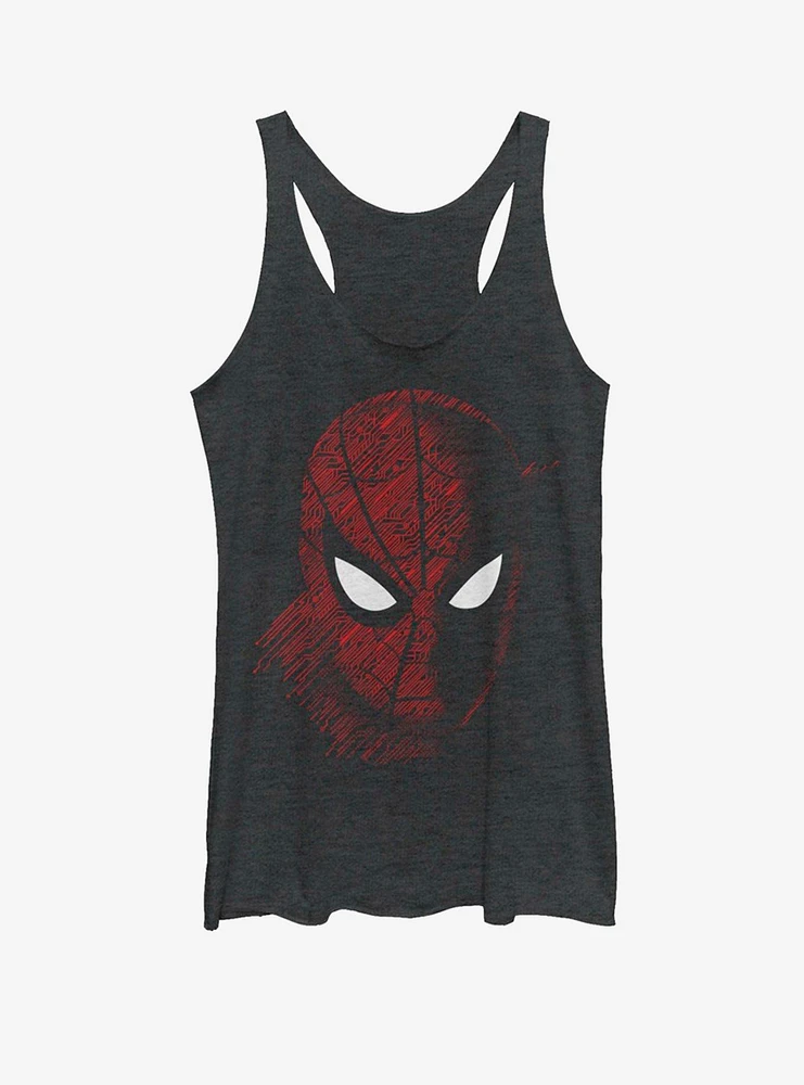 Marvel Spider-Man: Far From Home Spidey Tech Portrait Girls Tank Top