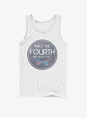 Star Wars May the Fourth Circle Tank Top