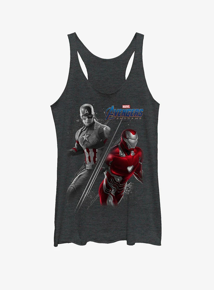 Marvel Avengers Endgame Cap Ironman Girls Tank Top