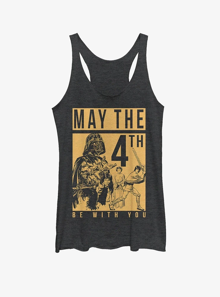 Star Wars May the Fourth Box Girls Tank Top