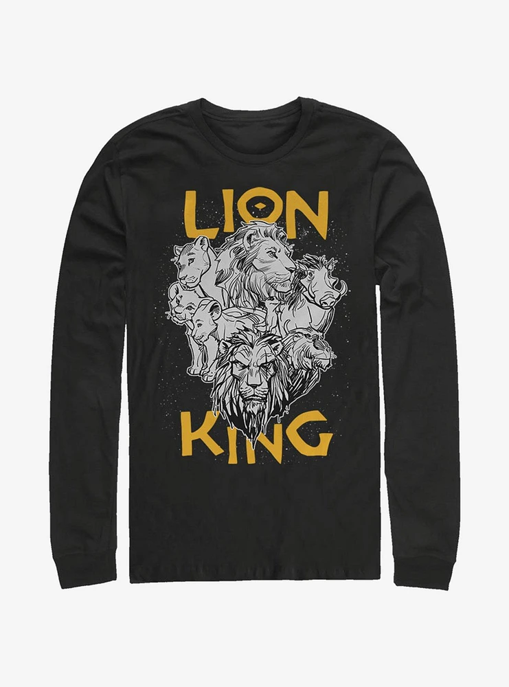 Disney The Lion King 2019 Cast Photo Long-Sleeve T-Shirt
