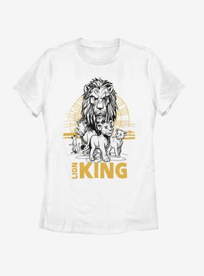 Disney The Lion King 2019 Group Womens T-Shirt