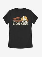 Disney The Lion King 2019 Savannah Scene Back Womens T-Shirt