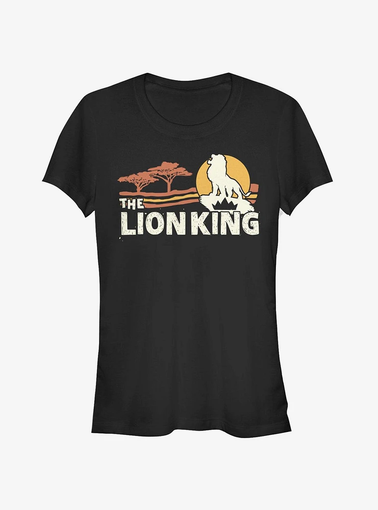 Disney The Lion King 2019 Savannah Scene Back Girls T-Shirt