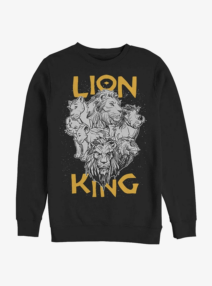 Disney The Lion King 2019 Cast Photo Sweatshirt