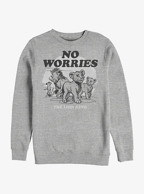 Disney The Lion King 2019 No Worries Back Sweatshirt