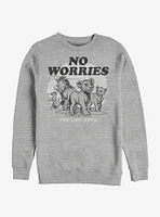 Disney The Lion King 2019 No Worries Back Sweatshirt