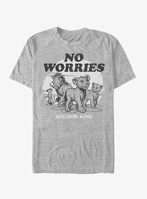 Disney The Lion King 2019 No Worries Back T-Shirt