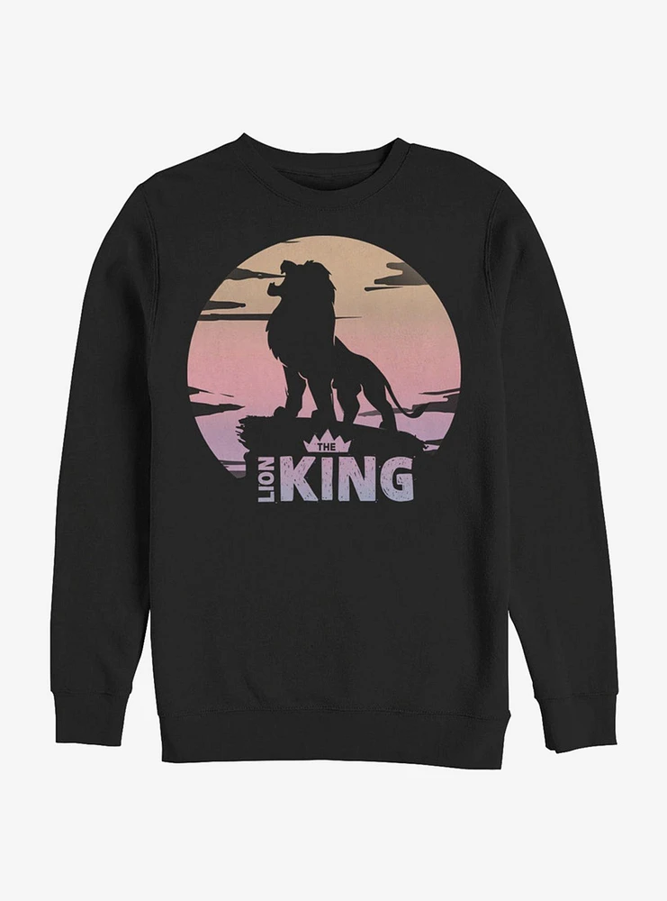 Disney The Lion King 2019 Sunset Logo Sweatshirt