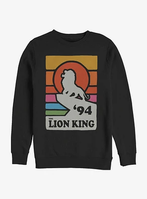Disney The Lion King 2019 Vintage Rainbow Sweatshirt