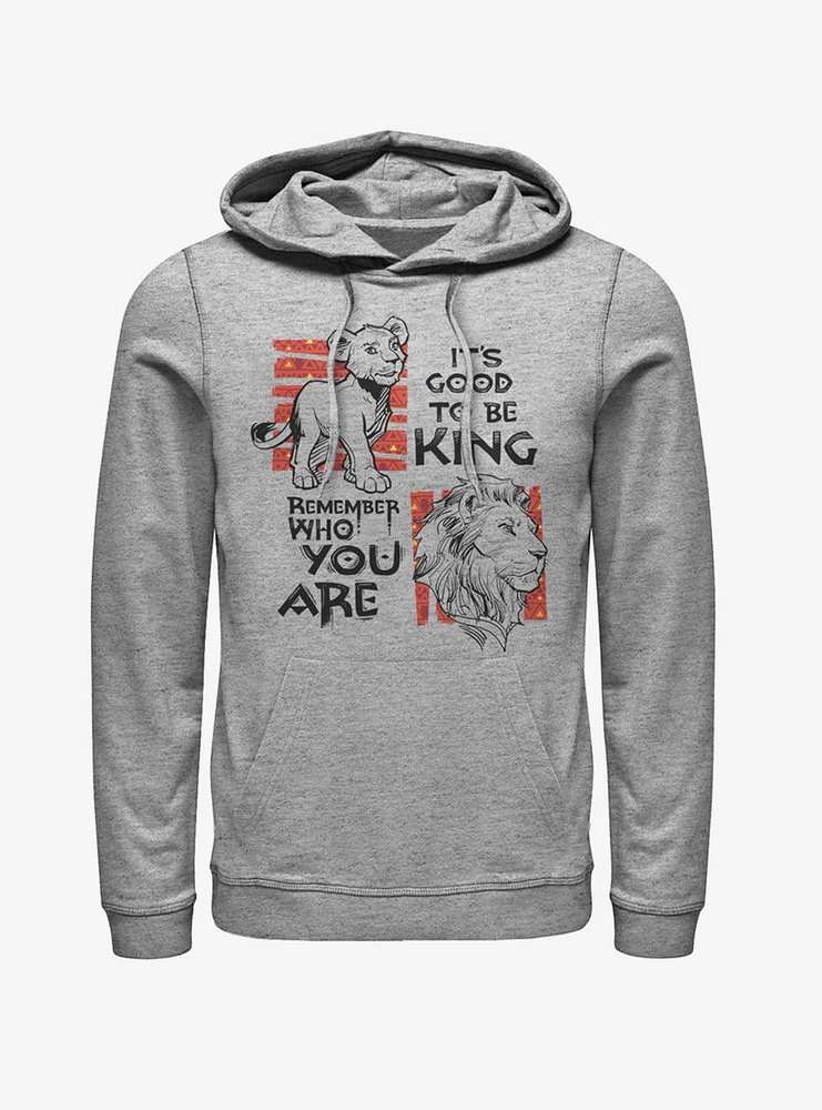 Disney The Lion King 2019 Simba Text Hoodie