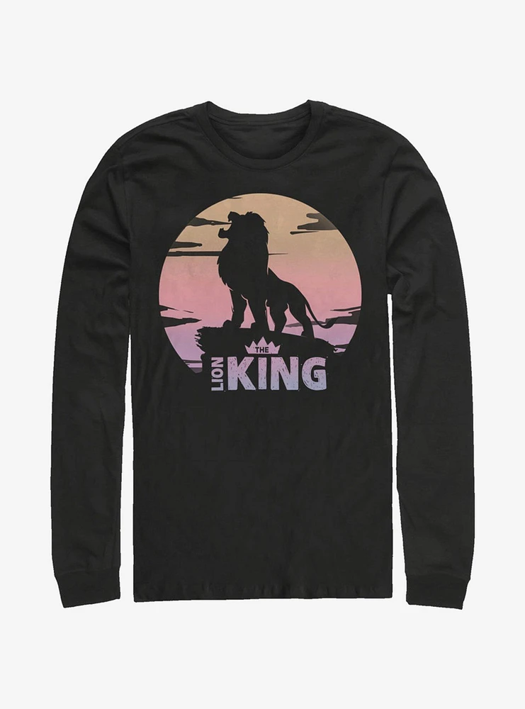 Disney The Lion King 2019 Sunset Logo Long-Sleeve T-Shirt
