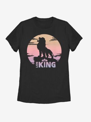 Disney The Lion King 2019 Sunset Logo Womens T-Shirt