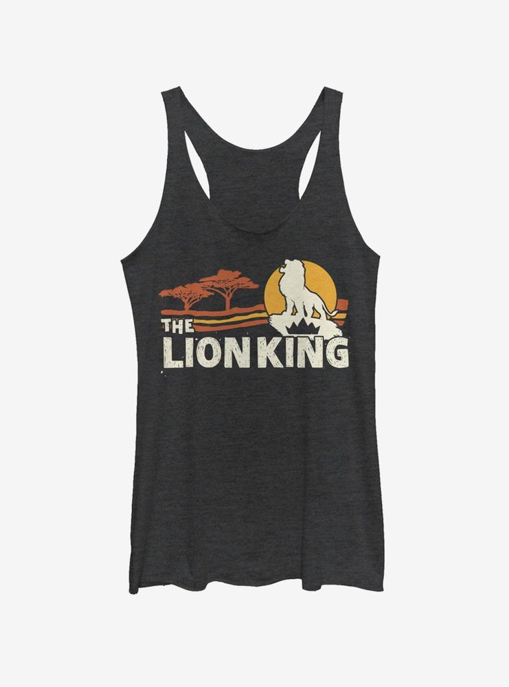 Disney The Lion King 2019 Savannah Scene Back Womens Tank