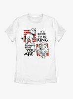 Disney The Lion King 2019 Simba Text Womens T-Shirt