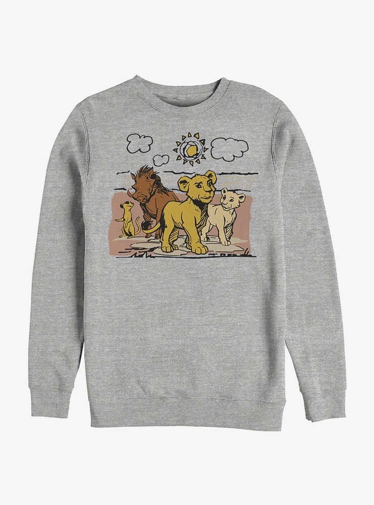 Disney The Lion King 2019 Hakuna Group Sweatshirt