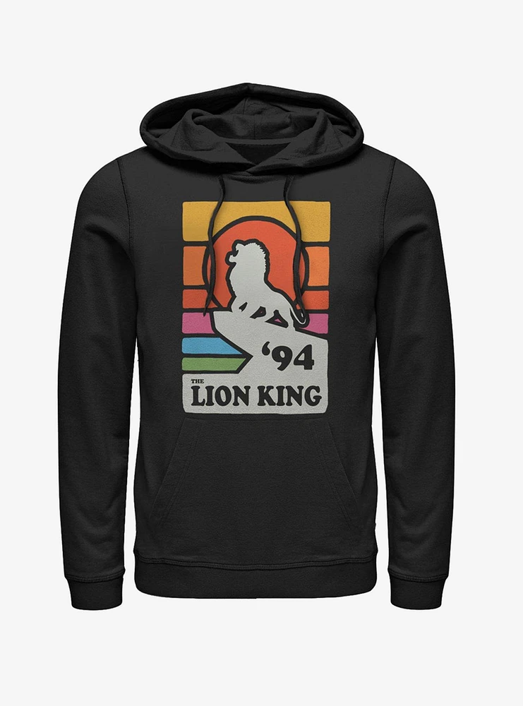 Disney The Lion King 2019 Vintage Rainbow Hoodie