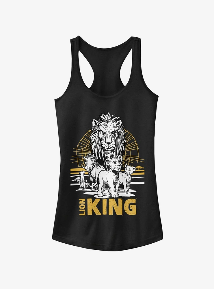 Disney The Lion King 2019 Group Girls Tank