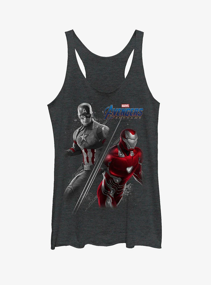 Marvel Avengers Endgame Cap Ironman Womens Tank Top